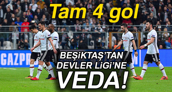 Beşiktaş’tan Devler Ligi’ne veda